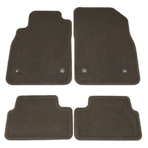 GM Front and Rear Carpeted Floor Mats in Cocoa 95229924