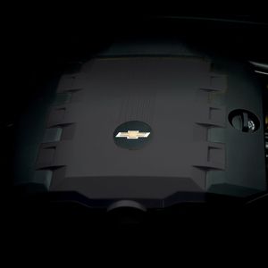 GM 3.6L Engine Cover in Black with Bowtie Logo 12643076