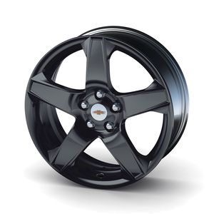 GM 17x6.5-Inch Aluminum 5-Spoke Wheel in Black 19300984