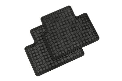 GM Rear All-Weather Floor Mats in Ebony 12498594