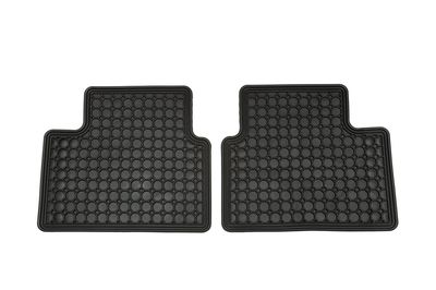 GM Rear All-Weather Floor Mats in Ebony 12498594