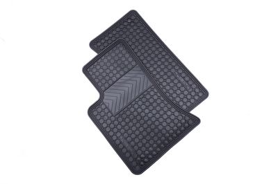 GM Front All-Weather Floor Mats in Ebony with STS Logo 12498730