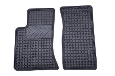 GM Front All-Weather Floor Mats in Ebony with STS Logo 12498730