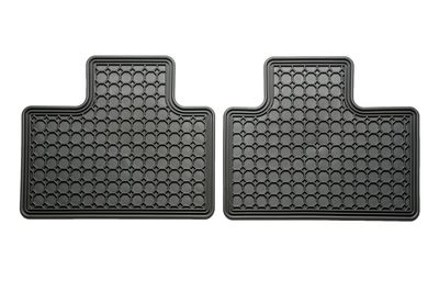 GM Rear All-Weather Floor Mats in Pewter 12499086
