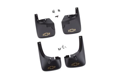 GM Molded Splash Guards in Gray with Bowtie Logo 12499690