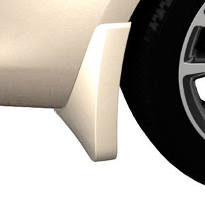 GM Rear Molded Splash Guards in White Diamond Tricoat 22867025