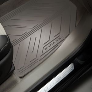 GM Front and Rear All-Weather Floor Mats in Titanium with Encore Logo 42364957
