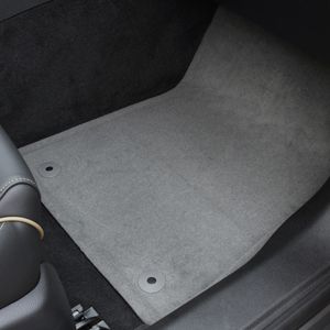 GM Front and Rear Carpeted Floor Mats in Titanium 15237888