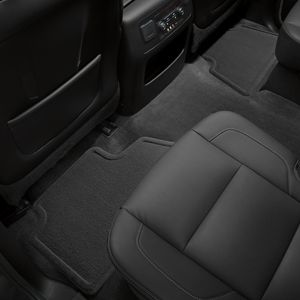 GM Rear Premium Carpeted Floor Mats in Jet Black 84351333