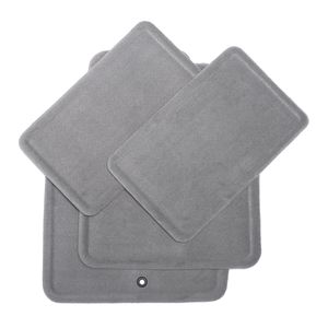 GM Front and Rear Carpeted Floor Mats in Titanium 15237888