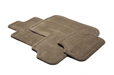 GM Front and Rear Carpeted Floor Mats in Medium Dark Neutral 15296506
