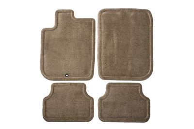 GM Front and Rear Carpeted Floor Mats in Medium Dark Neutral 15296506