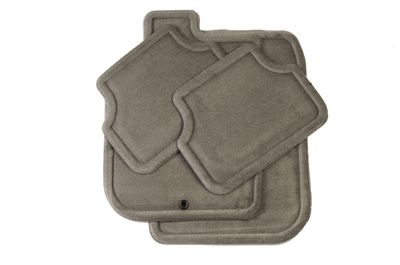 GM Front and Rear Carpeted Floor Mats in Gray 15296508