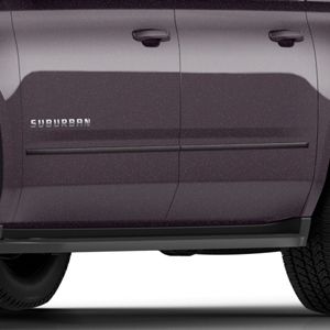 GM Front and Rear Smooth Door Moldings in Sable Metallic 22998778
