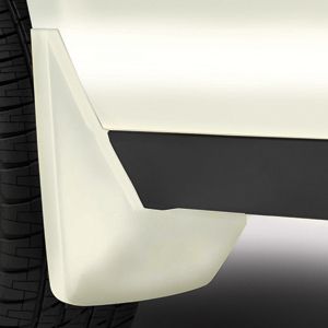 GM Rear Molded Splash Guards in White Diamond 22922798