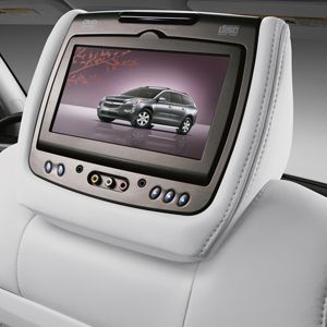 GM Rear-Seat Entertainment System with DVD Player in Titanium Leather 23109020
