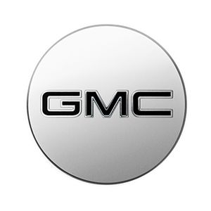GM Center Cap in Bright Aluminum with Black GMC Logo 84388427