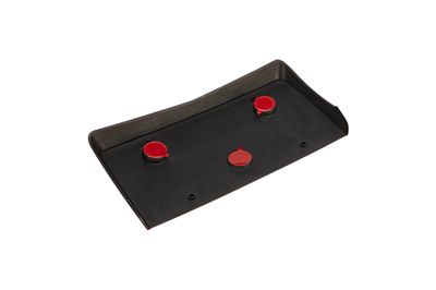 GM 19166219 Front License Plate Bracket in Crystal Red with Corvette Script