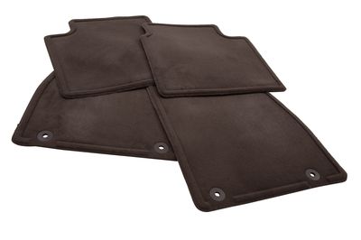 GM Front and Rear Carpeted Floor Mats in Cocoa 19301573