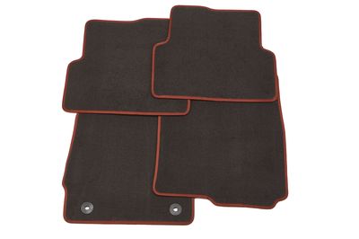 GM Front and Rear Carpeted Floor Mats in Black 19301575