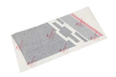 19302436 GM Hood Off Center Stripe by Original Wraps in Red, Gray, and Black with Bowtie Logo Product Photo 2 of 2