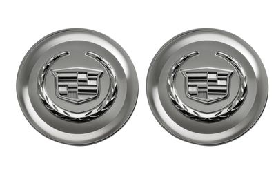 GM Center Cap in Chrome with Monochromatic Cadillac Logo 19303979