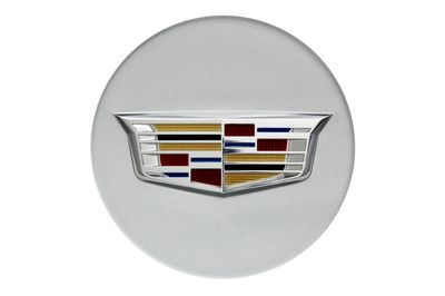 GM Center Cap in Silver with Cadillac Logo 19329848