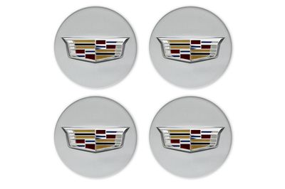 GM Center Cap in Silver with Cadillac Logo 19329848