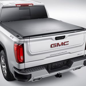 GM Short Box Soft Roll-Up Tonneau Cover with GMC Logo 84060323