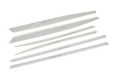 22867020 GM Front Molded Splash Guards in Quicksilver Metallic Product Photo 2 of 2