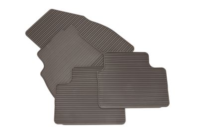 GM Front and Rear All-Weather Floor Mats in Cocoa with Buick Logo 22766368