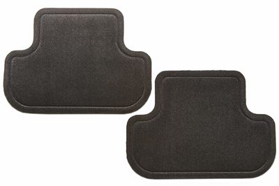 GM Rear Carpeted Floor Mats in Jet Black 22781772