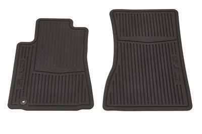 GM Front All-Weather Floor Mats in Ebony with CTS Logo 22784768