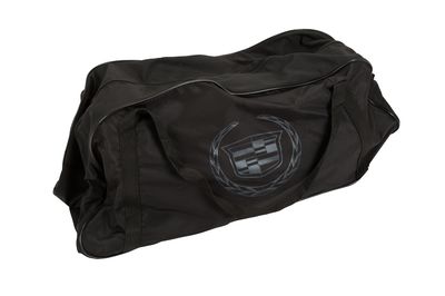 GM Premium All-Weather Car Cover in Black with Cadillac Logo 22788832