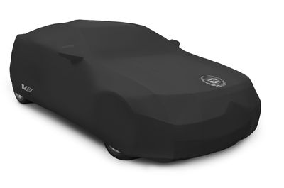 GM Premium All-Weather Car Cover in Black with V-Series Logo 22788834