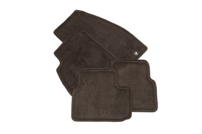 GM Front and Rear Carpeted Floor Mats in Cocoa 22857651