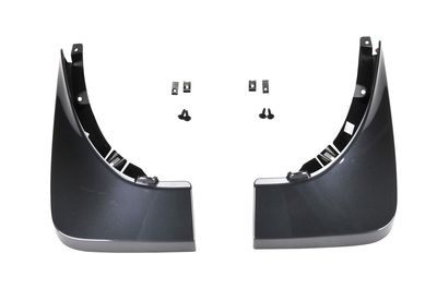 GM Rear Molded Splash Guards in Cyber Gray Metallic 22867028