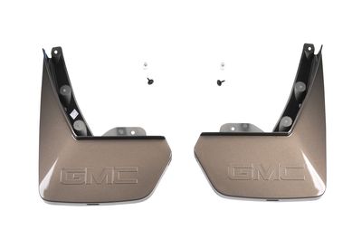 GM Rear Molded Splash Guards in Bronze Alloy Metallic 22922796