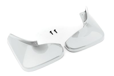 GM Front Molded Splash Guards in White Opal 22935520