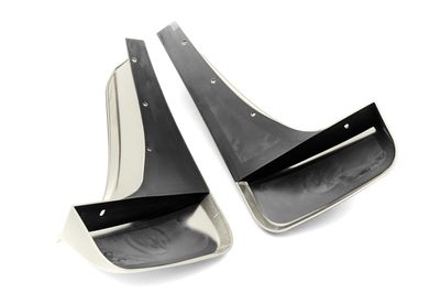 GM Rear Molded Splash Guards in Sparkling Silver Metallic 22935685