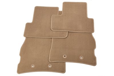 GM Front and Rear Carpeted Floor Mats in Cashmere 22948117