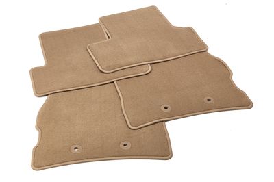 GM Front and Rear Carpeted Floor Mats in Cashmere 22948117