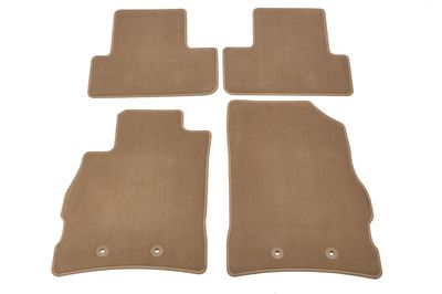 GM Front and Rear Carpeted Floor Mats in Cashmere 22948117