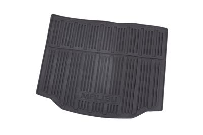 GM Cargo Area All-Weather Mat in Black with Malibu Logo 22988694