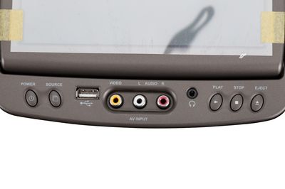 GM Rear-Seat Entertainment System with DVD Player in Medium Titanium Cloth 23140006