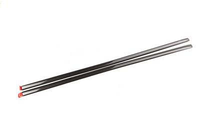 GM Regular Cab Smooth Door Moldings in Tungsten Metallic 23233835