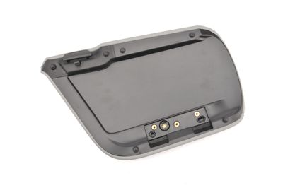 GM Floor Console Lid in Gray Leather with Stingray Logo 23296447