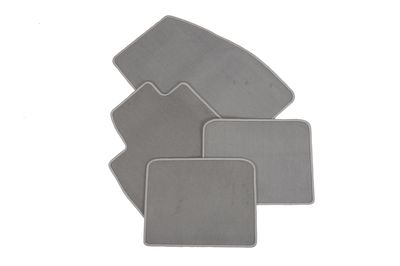 GM Front and Rear Carpeted Floor Mats in Dark Titanium 23326701