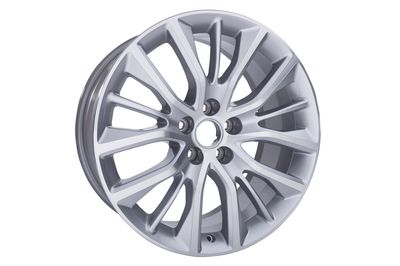 GM 19x9-Inch Aluminum 5-Split-Spoke Rear Wheel in Machined Face Ultra Bright Finish 23345959