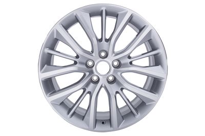 GM 19x9-Inch Aluminum 5-Split-Spoke Rear Wheel in Machined Face Ultra Bright Finish 23345959